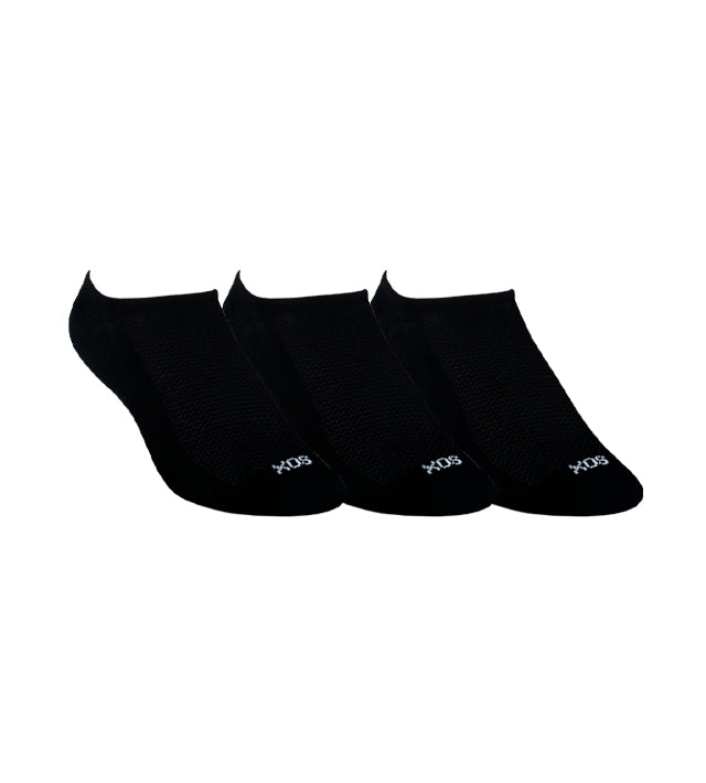 Medias Sox Fresh Sweet Invisibles – Tripack Negro